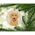 thumbnail image 2 of Golden Retriever Gold #2 Christmas Ceramic Ornament 2.8 in x 2.8 in, 2 of 3