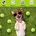 thumbnail image 4 of Pelotas de tenis para perros Hanaive, 20 piezas, para perros pequeños de 5 cm, amarillas, 4 of 5