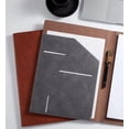 thumbnail image 3 of Multifunctional A4 Conference Folder Business Folder Leather Contract File Folders Meeting Document Organizer Card Holder Black, 3 of 6