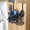 Black, variant on YIGII Hair Tool Organizer 3-in-1 Adjustable Height Hair Dryer Holder Wall Mount/Over Cabinet Door Bathroom Blow Dryer Holder Under Sink For Straightener ,Curling Iron ,Flat Irons Hair Styling Tool