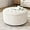 White, variant on 30 Inch Round Storage Ottoman,Modern Tufted Ottomans,Circular Coffee Table with Removable Top,Upholstered Large Ottoman with Storage Footrest Stool for Bedroom Living Room (White)