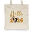 thumbnail image 2 of Hello 2025 Boston Terrier Celebrates Happy New Year Firework Balloon Canvas Tote Bag Gentleman Dog Lover Gifts Reusable Shopping Grocery Bag - 02024, 2 of 5