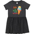 thumbnail image 3 of Inktastic Life is Better with Sprinkles Girls Toddler Dress, 3 of 5