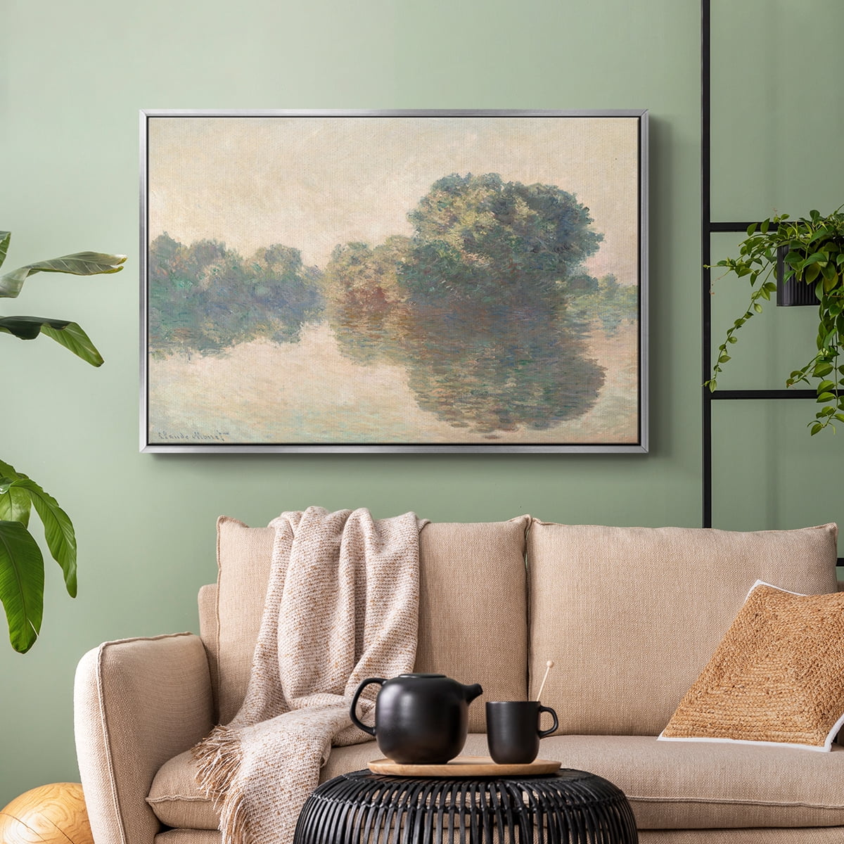 Vintage Landscape-XXXVII By Wexford Home Framed in Silver Wood Gallery Wrapped Canvas 17 in. x 25 in.