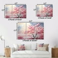 thumbnail image 4 of Designart "Clouds Prairies compositions II" Modern Metal Wall Décor Set, 4 of 5