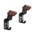 thumbnail image 1 of Fesfesfes Wall-Mounted Motorcycle Helmet Display Rack,Non-Scratch Storage System for Electric Bike Gear, Hats, Riding Accessories Brown, 1 of 5