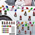 thumbnail image 3 of Pegatinas reflectantes de entramado de panal magnético de alambre de bombilla navideña, decoración navideña, pegatinas para puerta de garaje, refrigerador de coche, 3 of 6
