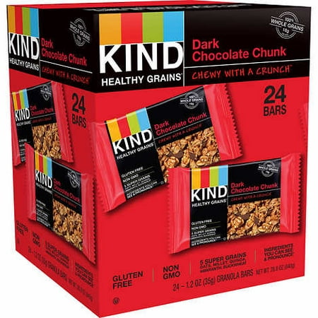 KIND Healthy Grains Bar Dark Chocolate Chunk 1.2 oz, (Best Dark Chocolate Peppermint Bark Recipe)
