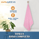 thumbnail image 2 of Toalla Baño Completo colores varios, 150x80cm - 620gr Suave Y Absorbente- Cenefa Bordada - AZUL 4, 2 of 5