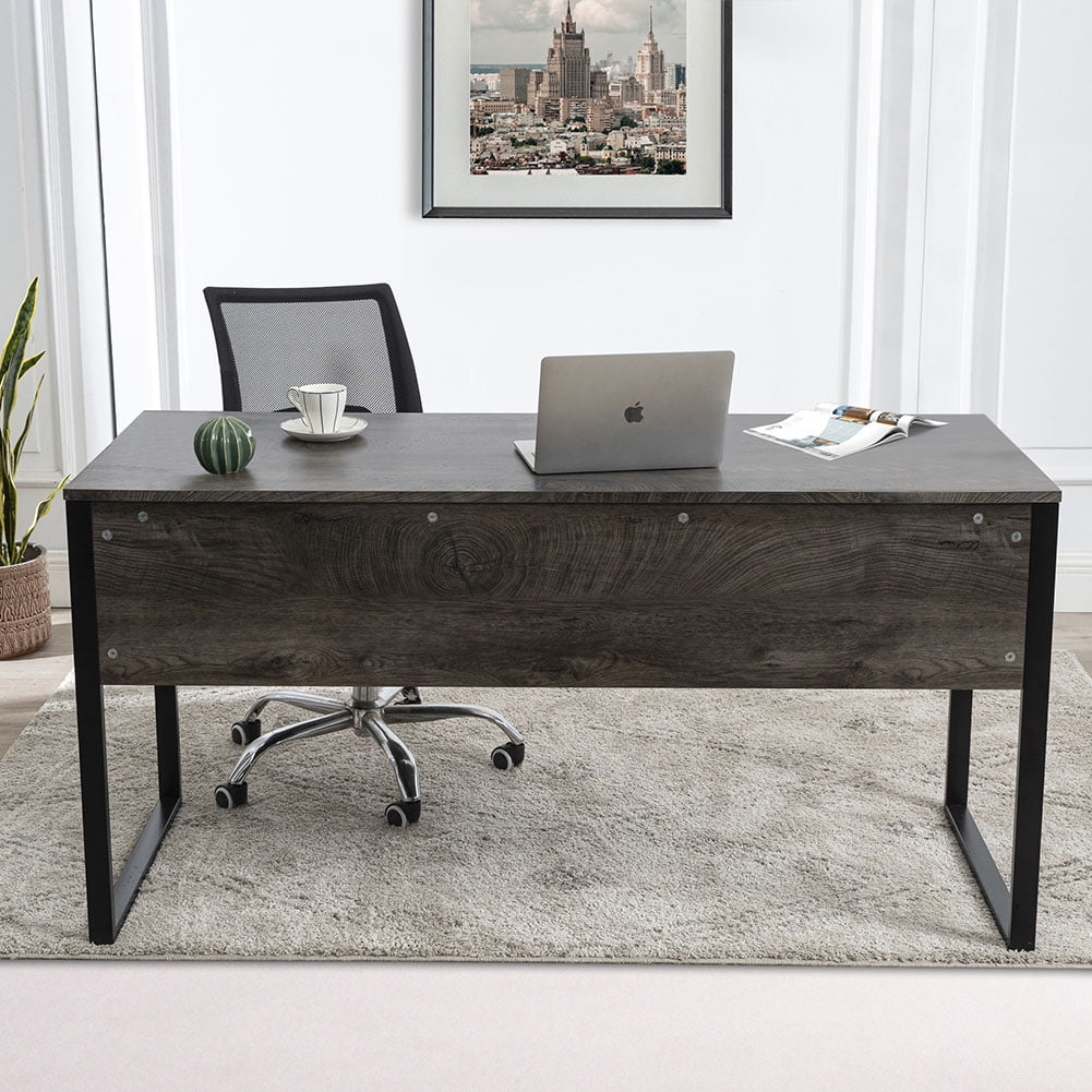 Kepooman 60 Inch Ergonomic Gaming Desk, Z Shaped Office PC Computer Desk for Home Office Work Student Study, Black Kepooman 60 Inch Ergonomic Gaming Desk, Z Shaped Office PC Computer Desk for Home Office Work Student Study, Black
