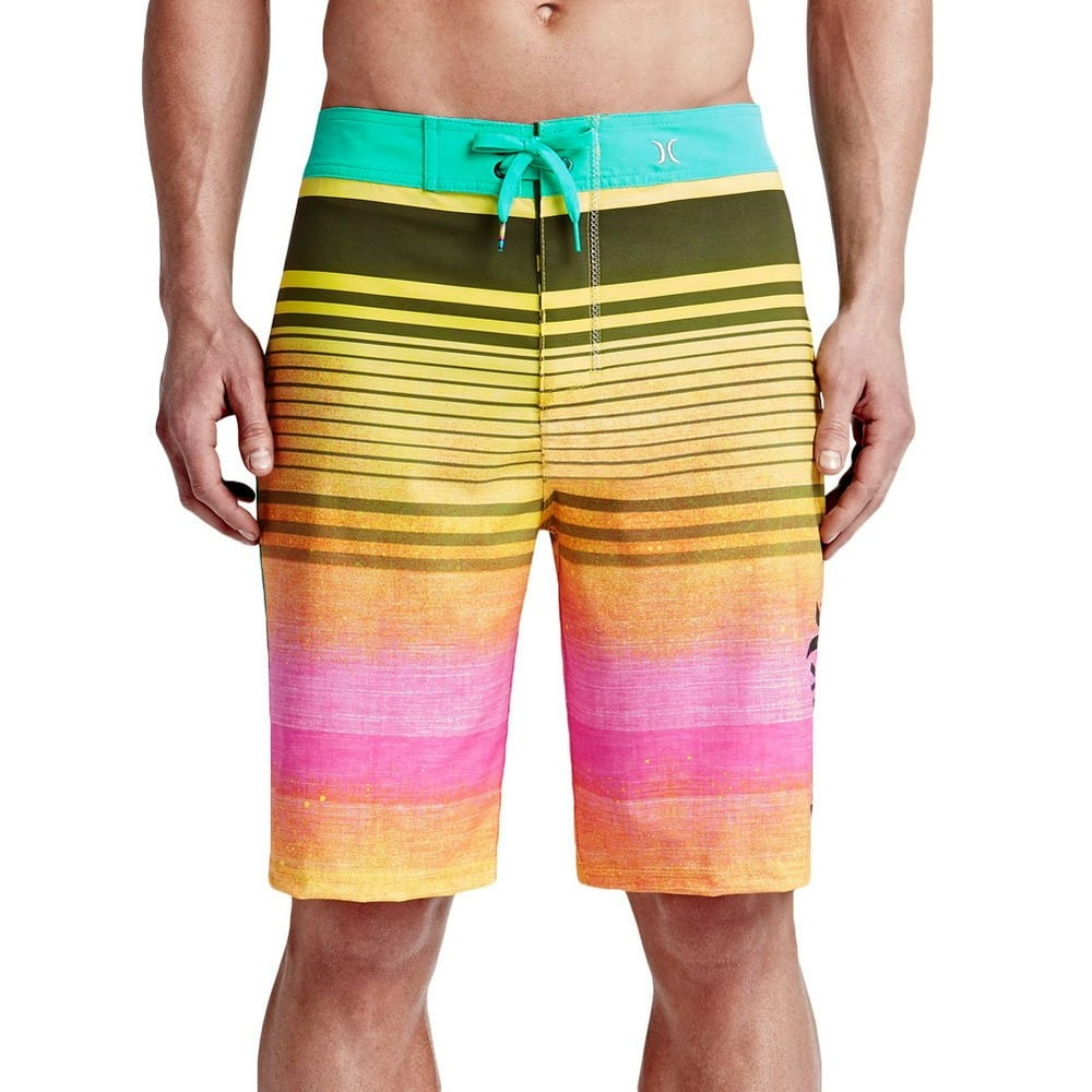 Hurley NEW Yellow Mens Size 36 Phantom Clemente Board Shorts Swimwear