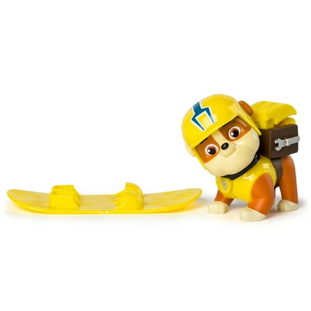 Paw Patrol Winter Rescues Action Pack Pup, Snowboard Rubble