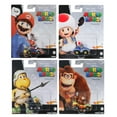 thumbnail image 1 of Toy Hot Wheels Super Mario Bros. Movie, paquete de 4 unidades, escala 1:64, 1 of 9