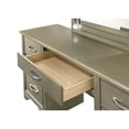 thumbnail image 4 of Beaumont 7-drawer Vanity Desk with Lighting Mirror Champagne, 4 of 5