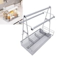 thumbnail image 1 of BBQ Caddy, Multifunctional Grill Caddy Portable Barbecue Accessories Easy To Assemble  for Party, 1 of 7