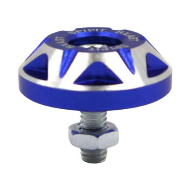 Tornillo de fijación para placa de matrícula de motocicleta, tapa de tornillo para placa de matrícula de coche Azul