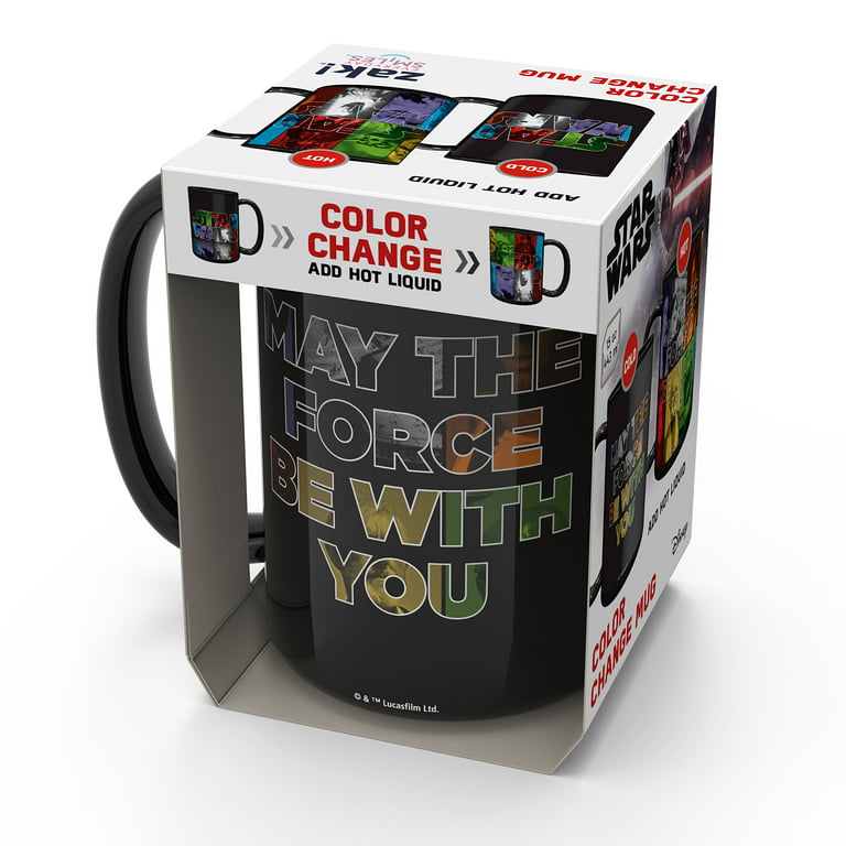 STAR WARS Coffee Mug 15oz Color Changing ZAK! Changes Color with Hot Liquid