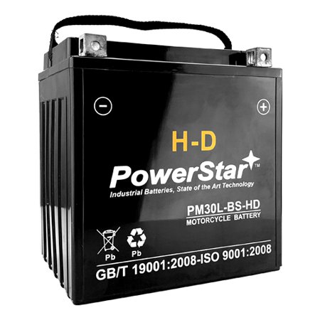 YTX30L-BS Harley Davidson FLHT Touring Electra Street Glide Ultra FLHTCU FLHX FLTR by PowerStar