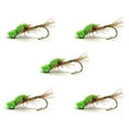 thumbnail image 1 of 5x Fly Fishing Bait Floating Dry Fly Mayfly Lure For Trout Salmon Bass Catfish, 1 of 7
