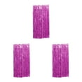 thumbnail image 4 of Decodeary Safe Foil Fringe Curtain Multiple Colors And Finger Tassels For Memorable Pink 3*1m 3Set, 4 of 6