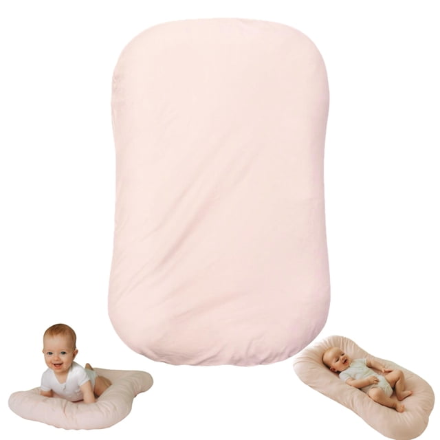 Nido para bebé Aila+Aiden ajustable de algodón orgánico rosa