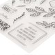 thumbnail image 3 of 10pcs Clear Stamps Flower Leaf Pattern Reusable TPR DIY Decorative Stamps for Card Making Scrapbooking, 3 of 3