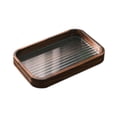 thumbnail image 2 of Bandeja de madera para servir, bandeja para mesa de café, bandeja para cena, organizador de escritorio, bandeja para catering 27 x 17 x 35 cm, 2 of 9