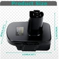 thumbnail image 3 of DM18GL Battery Adapter for Milwaukee 18V and for DeWalt 18V Lithium Battery Convert to only for Craftsman 19.2 Volt Battery（Can't for 20V Battery, 3 of 7