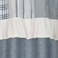 thumbnail image 5 of VHC Brands Sawyer Mill Blue Farmhouse Window Panel Set for Living Room or Bedroom with Attached Valance, 5 of 6
