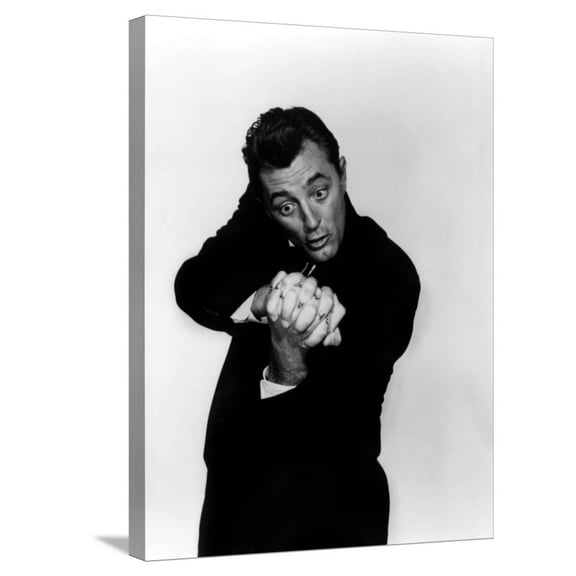 Art.com Night of the Hunter, Robert Mitchum, 1955 Stretched Canvas Print Wall Art, 18" x 24"