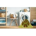 thumbnail image 2 of Ahgly Company Machine Washable Indoor Rectangle Transitional Saddle Brown Area Rugs, 5' x 8', 2 of 7