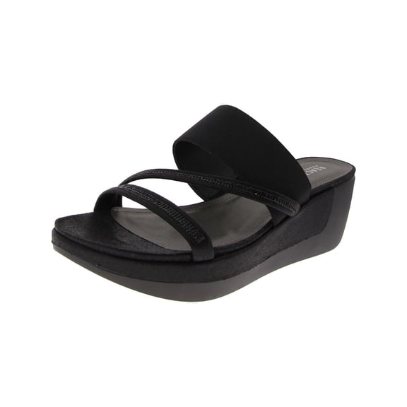 Kenneth Cole Reaction Womens PAULA Slip On Open Toe Wedge Sandals