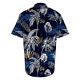 thumbnail image 5 of Men's Hawaiian Shirt Summer Short Sleeve Button Floral Print Casual Loose Fit Beach Hawaiian Shirts, 5 of 5