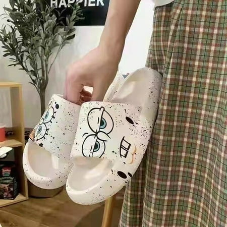 

CoCopeanut EVA Home Slipper for Women s Zebra Veins Family Men Slippers Outdoor Casual Shoes Summer Platform Unisex Female Light Sandals