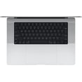 thumbnail image 3 of Computadora portátil Apple MacBook Pro de 16" reacondicionada (M1 Pro, CPU de 10 núcleos, GPU de 16 núcleos, 16 GB de RAM) (2021, SSD de 1 TB, plateado) (MK1F3LL/A) Paquete con bolsa morada, 3 of 7