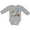 AC-Heather Grey, variant on Inktastic Halloween Dinosaur Mummy Boys or Girls Long Sleeve Baby Bodysuit