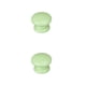 thumbnail image 4 of Yuarrent Perilla de la puerta del gabinete pequeño Accesorio para muebles del hogar Cajón de cierre Tirador de de color sólido Verde claro 2piezas, 4 of 6