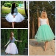 thumbnail image 5 of Women Adult Tutu Skirt Fashion Elastic Waist A-Line Skirts 65cm 7 Layers Tulle Skirts Prom Party Petticoat, 5 of 9