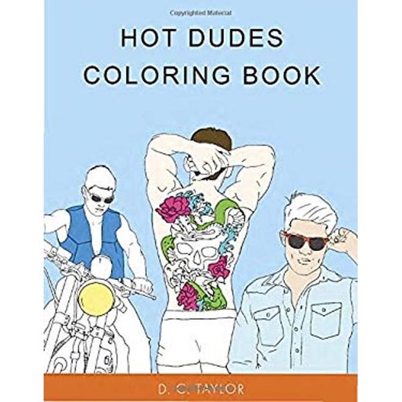 Pre-Owned Hot Dudes Coloring Book (Paperback) 9781101987247