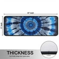thumbnail image 5 of Kitchen Rugs Sets Of 2,Blue White Tie Dye Spiral Pattern Anti Fatigue Kitchen Mat Rugs Non Slip Washable,Decorative Kitchen Floor Mats for Kitchen,Sink,Laundry,17"x47"+17"x47", 5 of 5