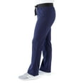 thumbnail image 2 of ave. Coastal Women's Seven Pocket Bootcut Scrub Pant in Navy, 5XL Petite, 2 of 6