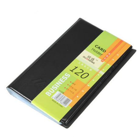 INTBUYING Office 120 Cards Business Name ID Credit Card Holder Book Case Keeper (Best Credit Card Organizer)