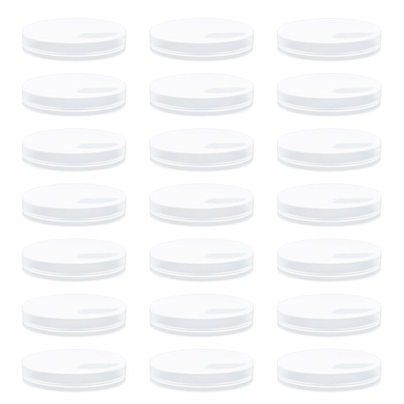 Sparsain 100pcs Replacement Caps for Glass Milk Bottles, Leak Proof Plastic Caps