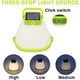 thumbnail image 3 of Lámpara de camping plegable verde, linterna portátil para exteriores, luz solar para tienda de campaña, luz de emergencia recargable, diseño en forma de cuenco., 3 of 5