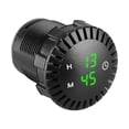 thumbnail image 4 of Fule Digital Clock Panel Waterproof Clock LED Display Universal for 12V-24V Car Boat, 4 of 9