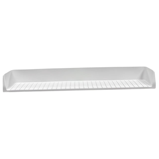 Protector de bañera de silicona resistente para mantener el orden, regalo para niños con 11 ventosas. Gris