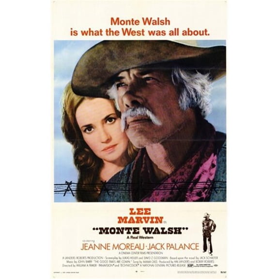 Posterazzi MOV193364 Monte Walsh Movie Poster - 11 x 17 in.