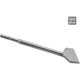 thumbnail image 5 of SDS Plus Chisel 250 x 75 mm Bent Tile Remover Compatible with Bosch, DeWalt, Makita, 5 of 5
