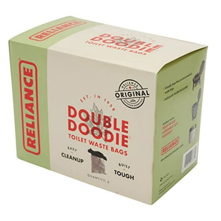 UPC: 0060823268339 | Reliance 2683-13 Double Doodie 2L Portable Camping Toilet Waste Bags (6 Pack)