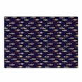 thumbnail image 1 of Fish Cutting Board, Rainbow Patterned Aquatic Creatures Silhouettes and Stripes Marine Fauna Aquarium, Decorative Tempered Glass Cutting and Serving Board, Small Size, Multicolor, by Ambesonne, 1 of 1